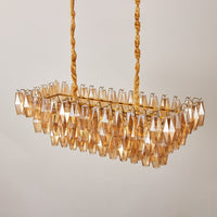 CANALETTO Linear Chandelier by Lampadom - scale reference