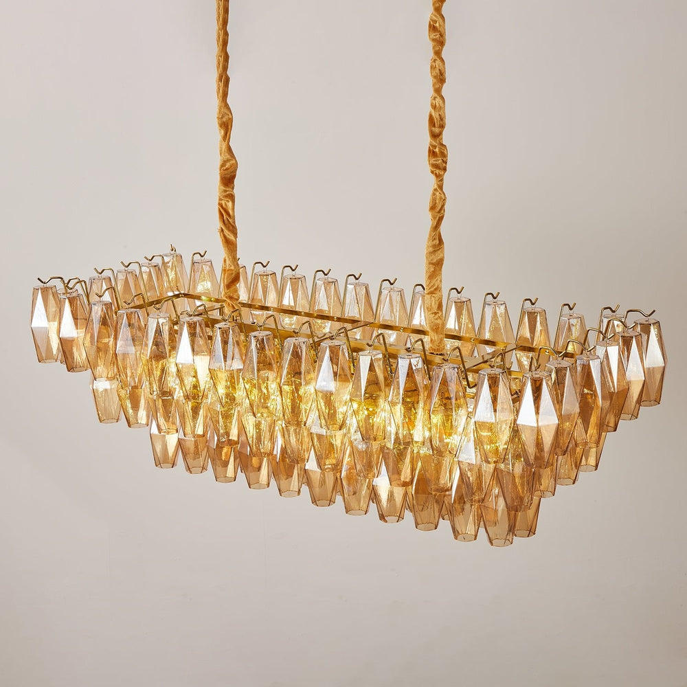CANALETTO Linear Chandelier by Lampadom - ambient shot