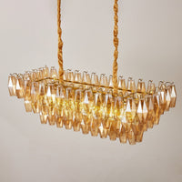 CANALETTO Linear Chandelier by Lampadom - ambient shot