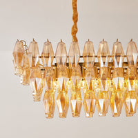 CANALETTO Linear Chandelier by Lampadom - scale reference