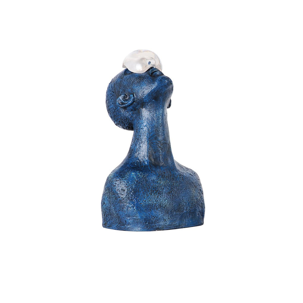 Sculpture-1 Floor Lamp in Crystal by Lampadom - side view