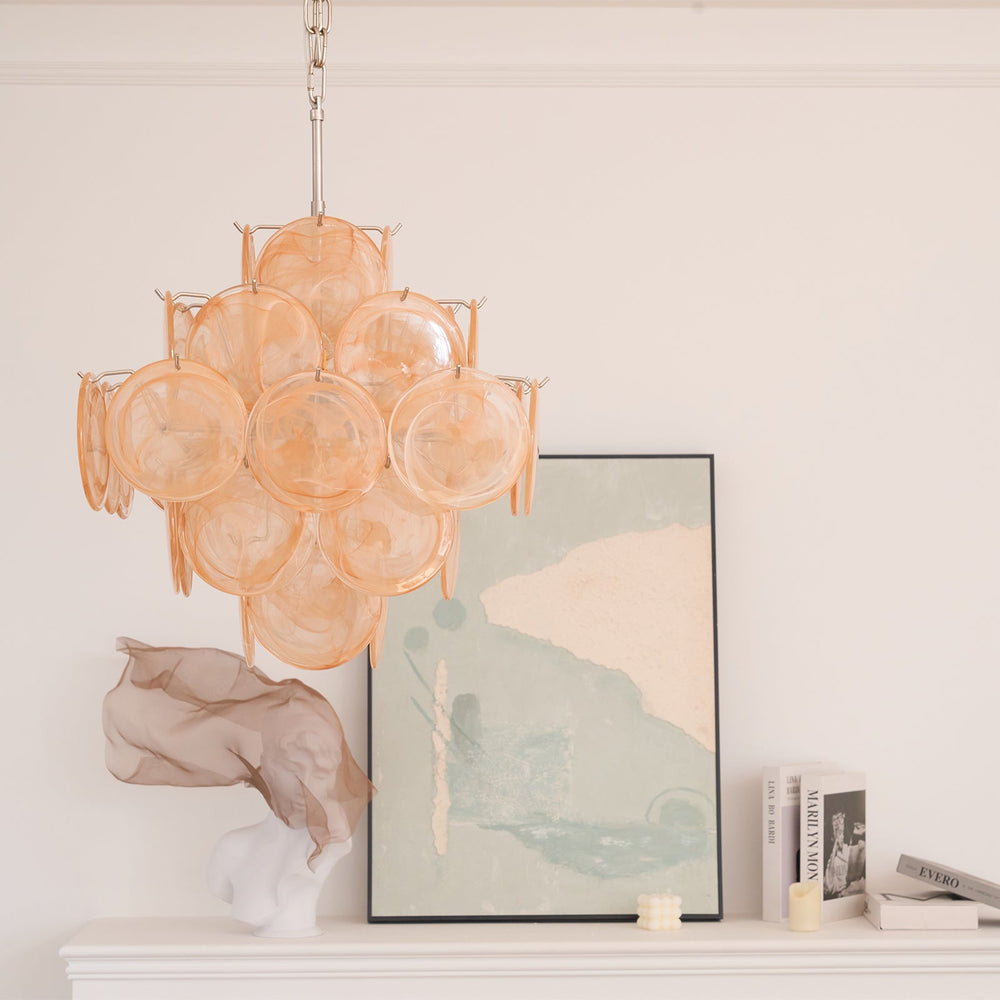 VERONESE Chandelier by Lampadom - side view