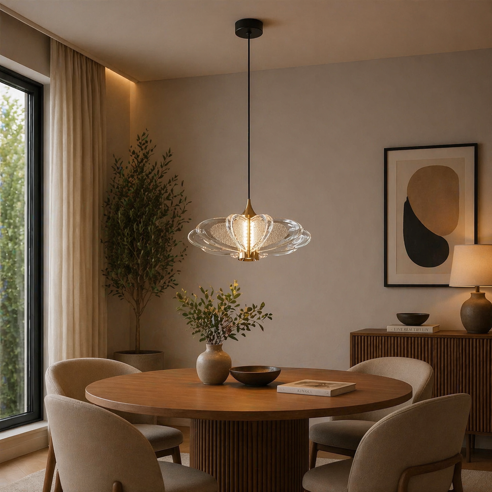 TAPANI Pendant by Lampadom - side view