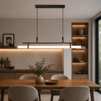 HARALD Linear Chandelier by Lampadom - side view