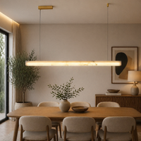 GREG Linear Chandelier by Lampadom - side view