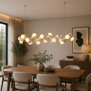 LEON Linear Chandelier by Lampadom - side view