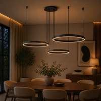 ESTHER Ring Chandelier by Lampadom - side view