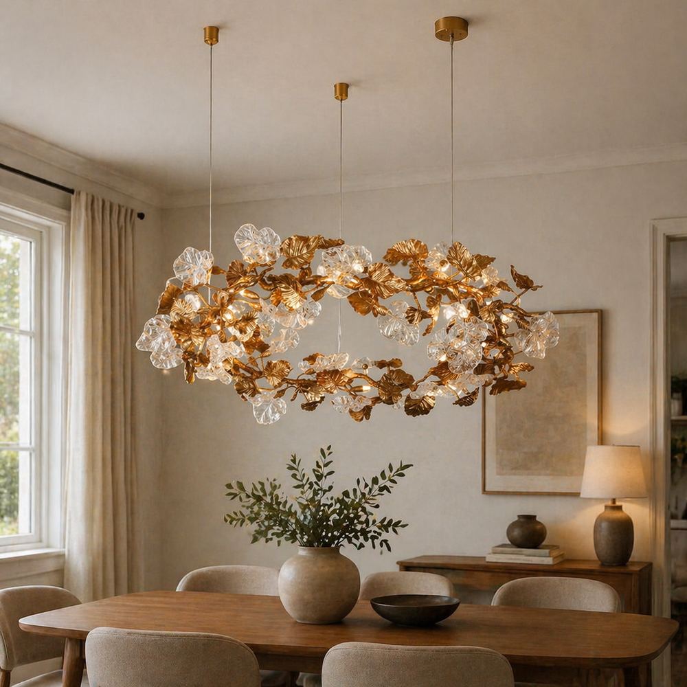 PARIS Ring Chandelier by Lampadom - side view