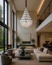 RAGALIA Chandelier Chandelier in Glass by Lampadom - ambient shot