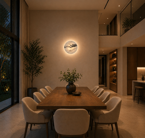 JOAR Marble Wall Light by Lampadom - side view
