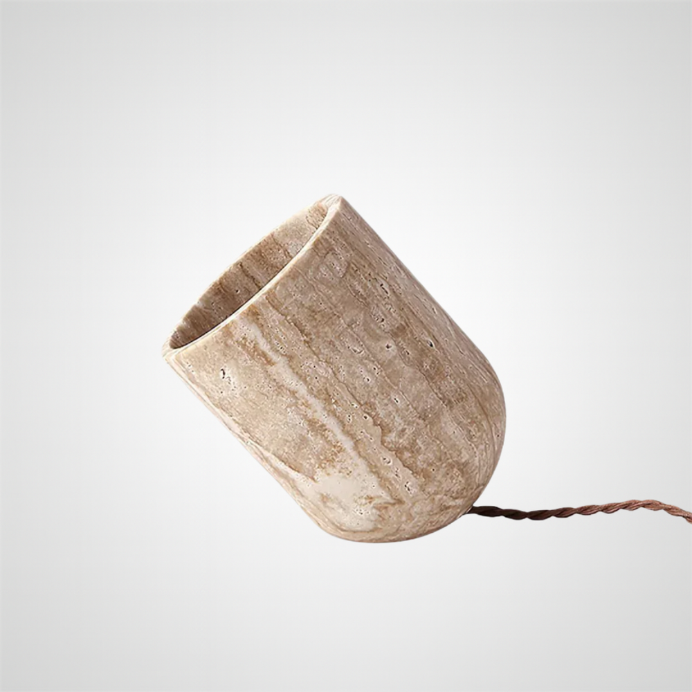 Amidori Travertine Table Lamp