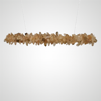 CARINA Linear Chandelier by Lampadom - close-up