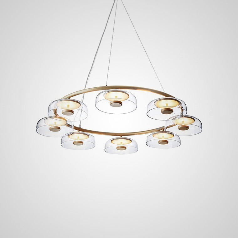 ARCTIC Ring Chandelier by Lampadom - close-up