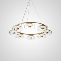 ARCTIC Ring Chandelier by Lampadom - close-up