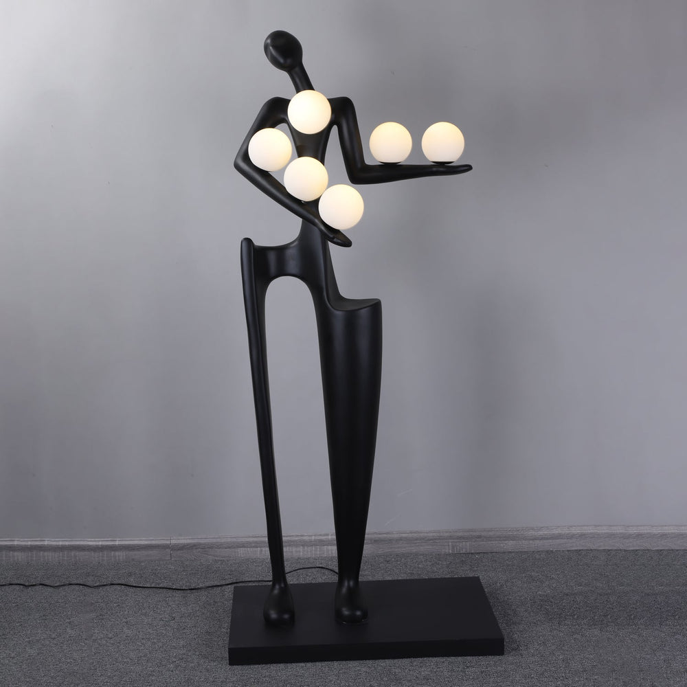 Sculpture-6 Floor Lamp in Crystal by Lampadom - view 17