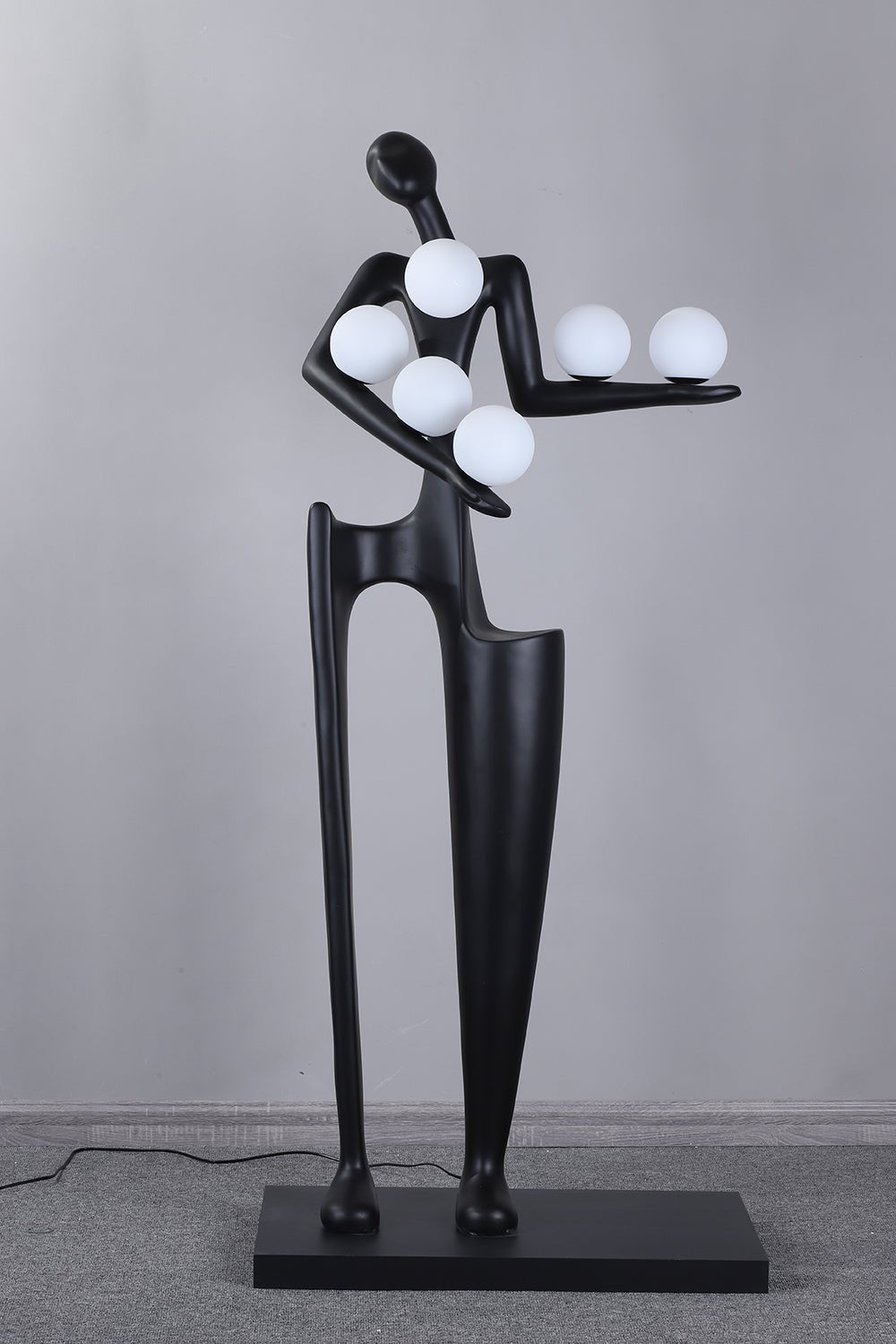 Sculpture-6 Floor Lamp in Crystal by Lampadom - view 19