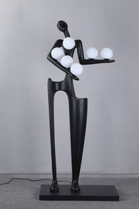 Sculpture-6 Floor Lamp in Crystal by Lampadom - view 19