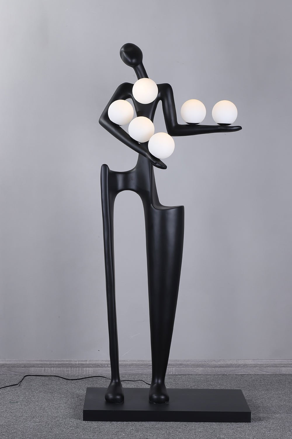 Sculpture-6 Floor Lamp in Crystal by Lampadom - view 20