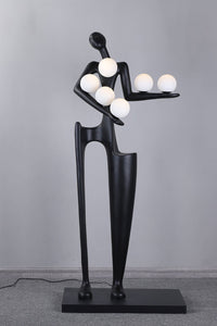 Sculpture-6 Floor Lamp in Crystal by Lampadom - view 20