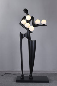 Sculpture-6 Floor Lamp in Crystal by Lampadom - view 21