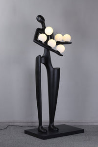 Sculpture-6 Floor Lamp in Crystal by Lampadom - view 22