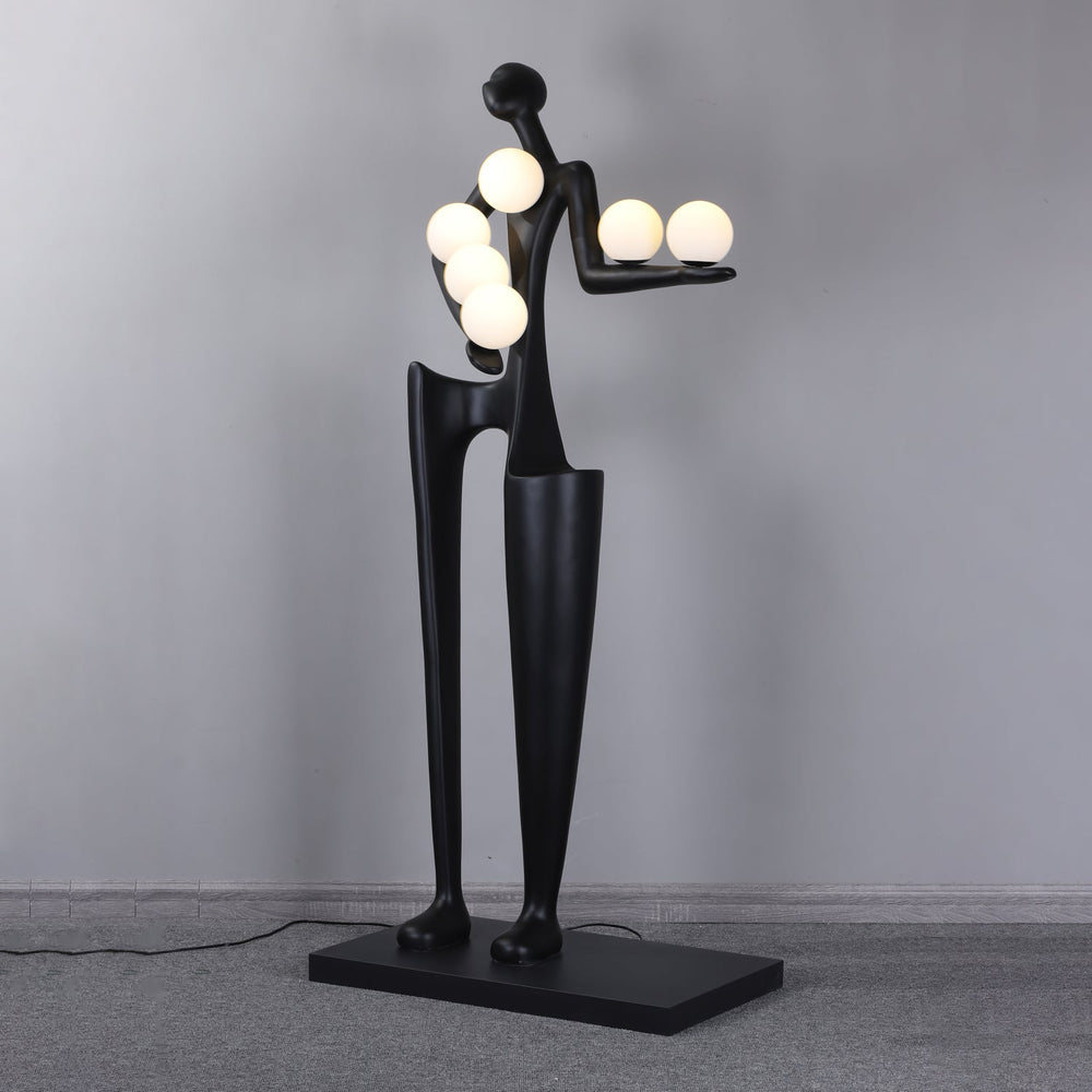 Sculpture-6 Floor Lamp in Crystal by Lampadom - view 18