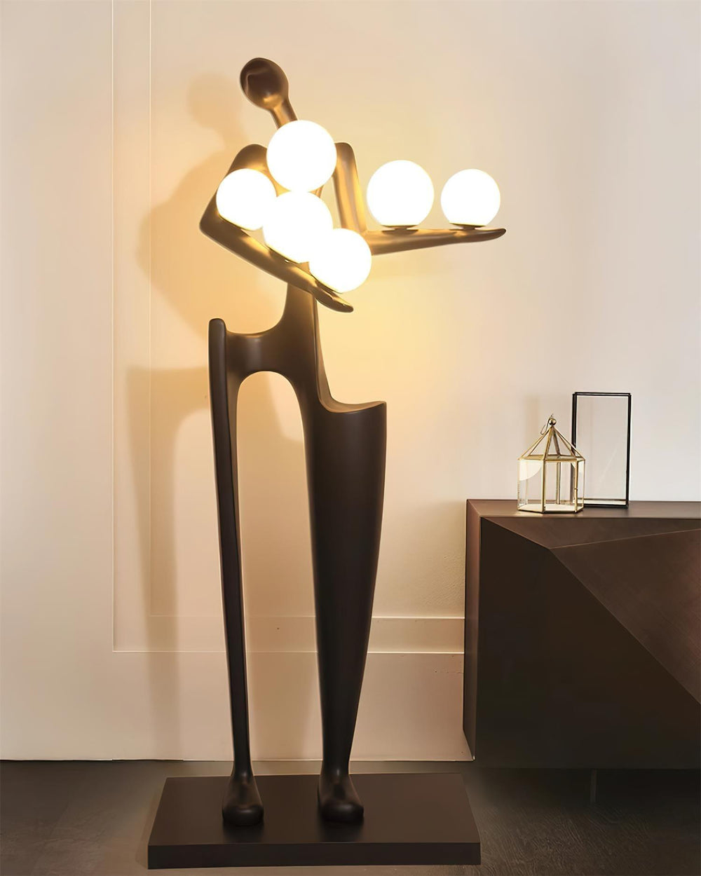 Sculpture-6 Floor Lamp in Crystal by Lampadom - view 24