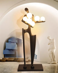 Sculpture-6 Floor Lamp in Crystal by Lampadom - view 9