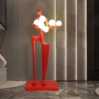 Sculpture-6 Floor Lamp in Crystal by Lampadom - close-up