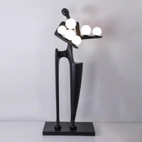 Sculpture-6 Floor Lamp in Crystal by Lampadom