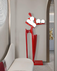 Sculpture-6 Floor Lamp in Crystal by Lampadom - view 13