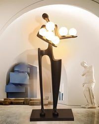 Sculpture-6 Floor Lamp in Crystal by Lampadom - view 15