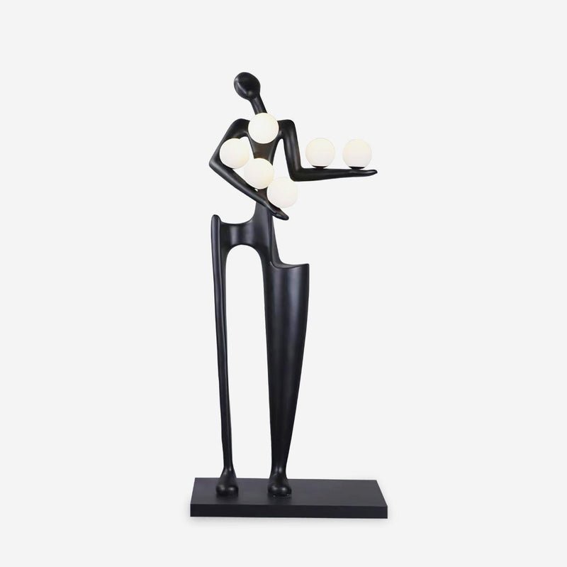 Sculpture-6 Floor Lamp in Crystal by Lampadom - view 16