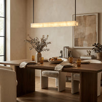 HAILA Alabaster Linear Chandelier