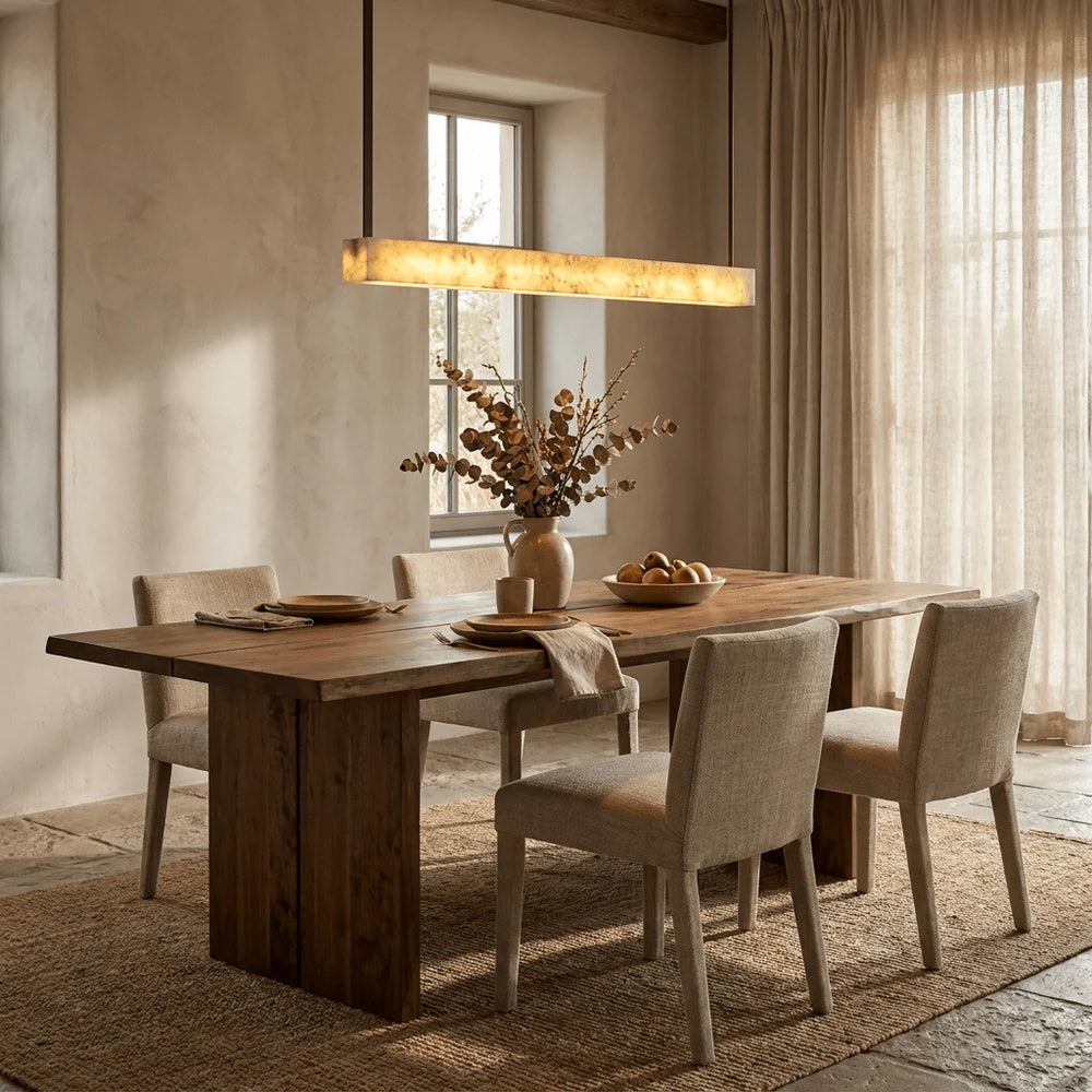 HAILA Alabaster Linear Chandelier