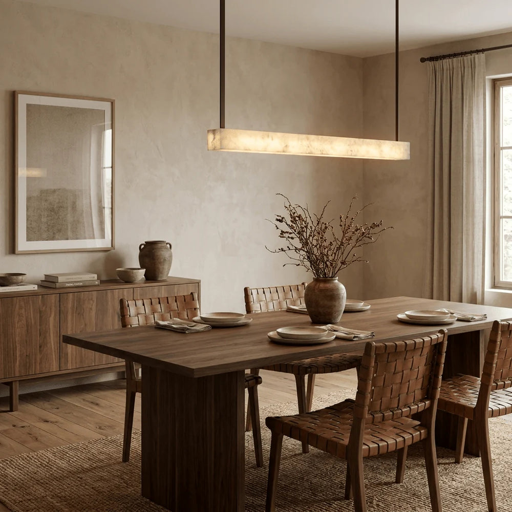 HAILA Alabaster Linear Chandelier