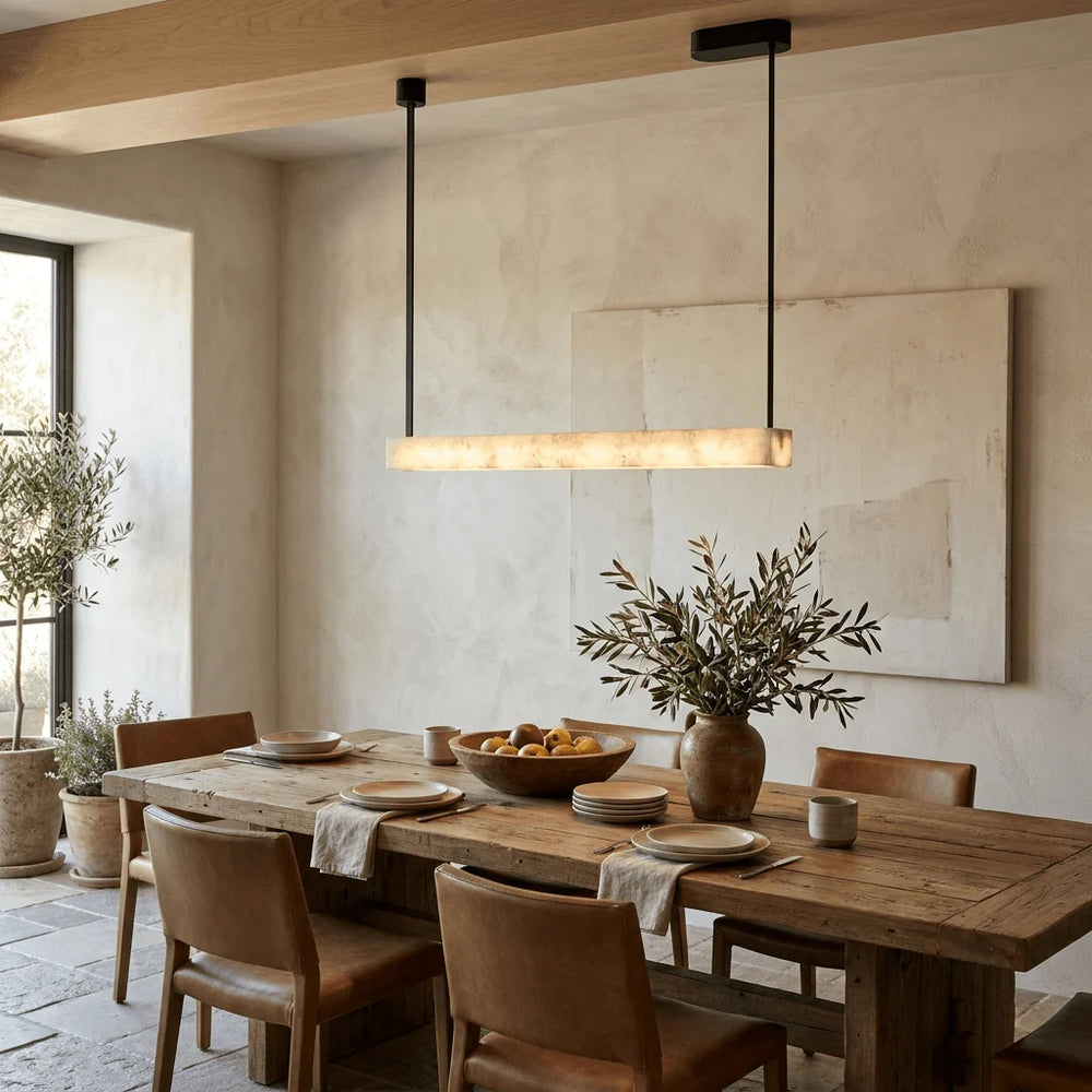 HAILA Alabaster Linear Chandelier