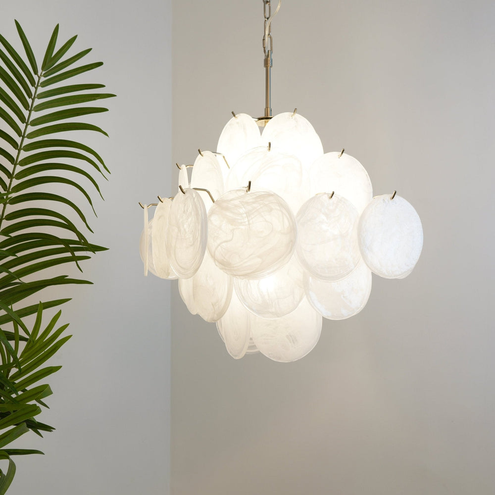 NEBBIA Chandelier by Lampadom - angle view