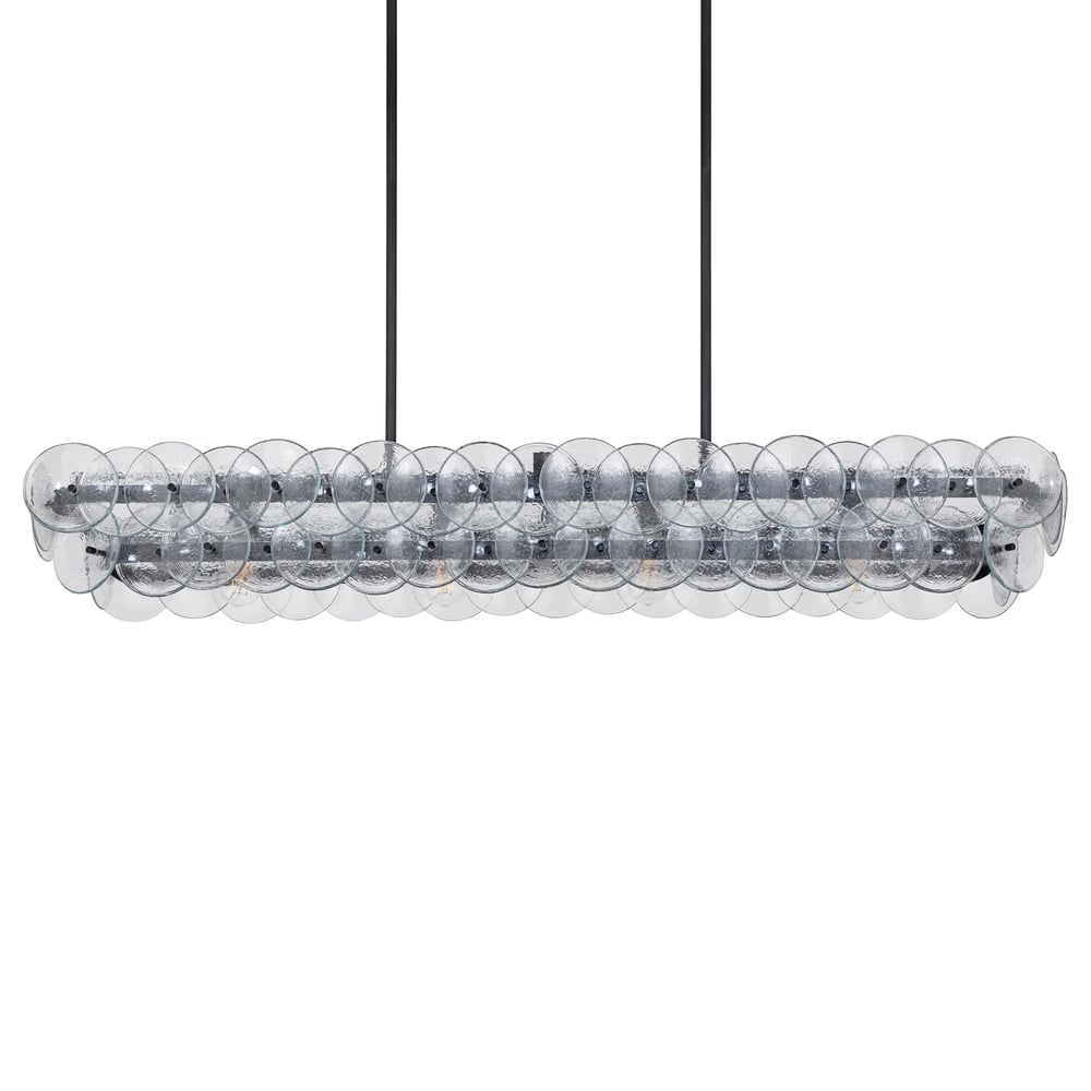 BIANCA Linear Chandelier by Lampadom - scale reference