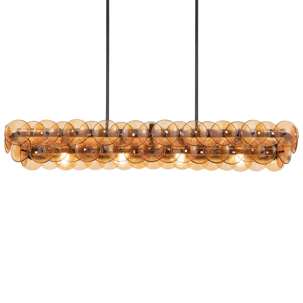 BIANCA Linear Chandelier by Lampadom - ambient shot