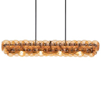 BIANCA Linear Chandelier by Lampadom - ambient shot