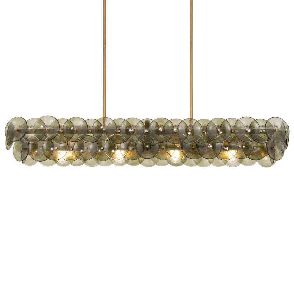 BIANCA Linear Chandelier by Lampadom - top view