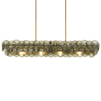 BIANCA Linear Chandelier by Lampadom - top view