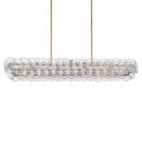 BIANCA Linear Chandelier by Lampadom - detail view