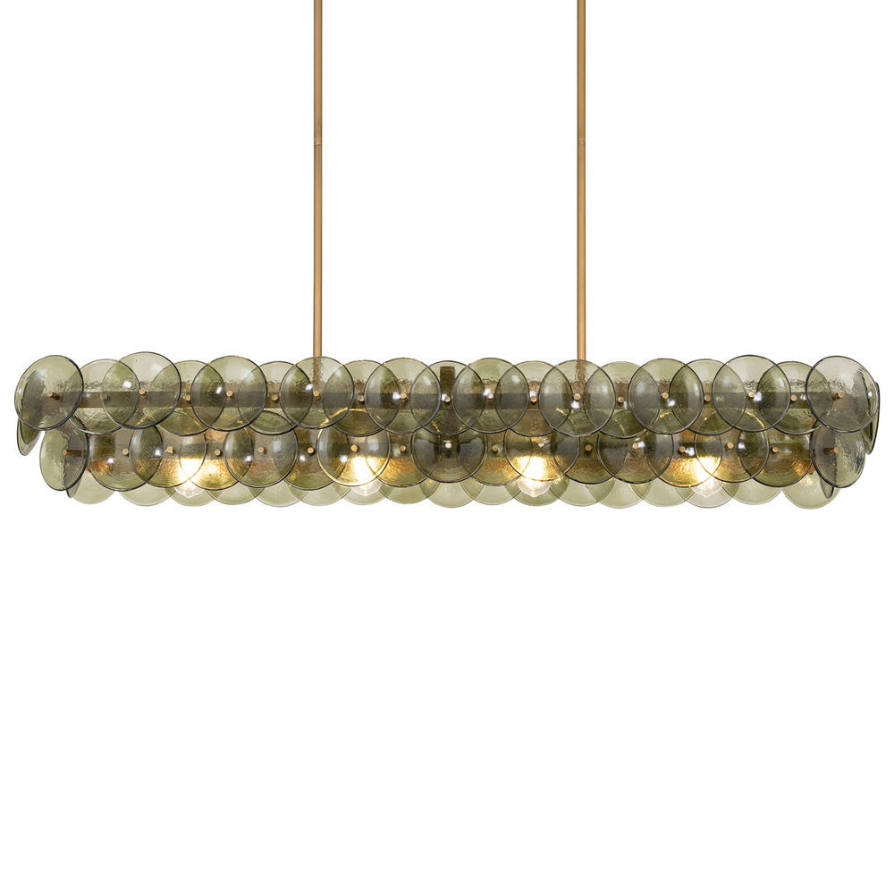 BIANCA Linear Chandelier by Lampadom - scale reference