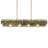BIANCA Linear Chandelier by Lampadom - scale reference