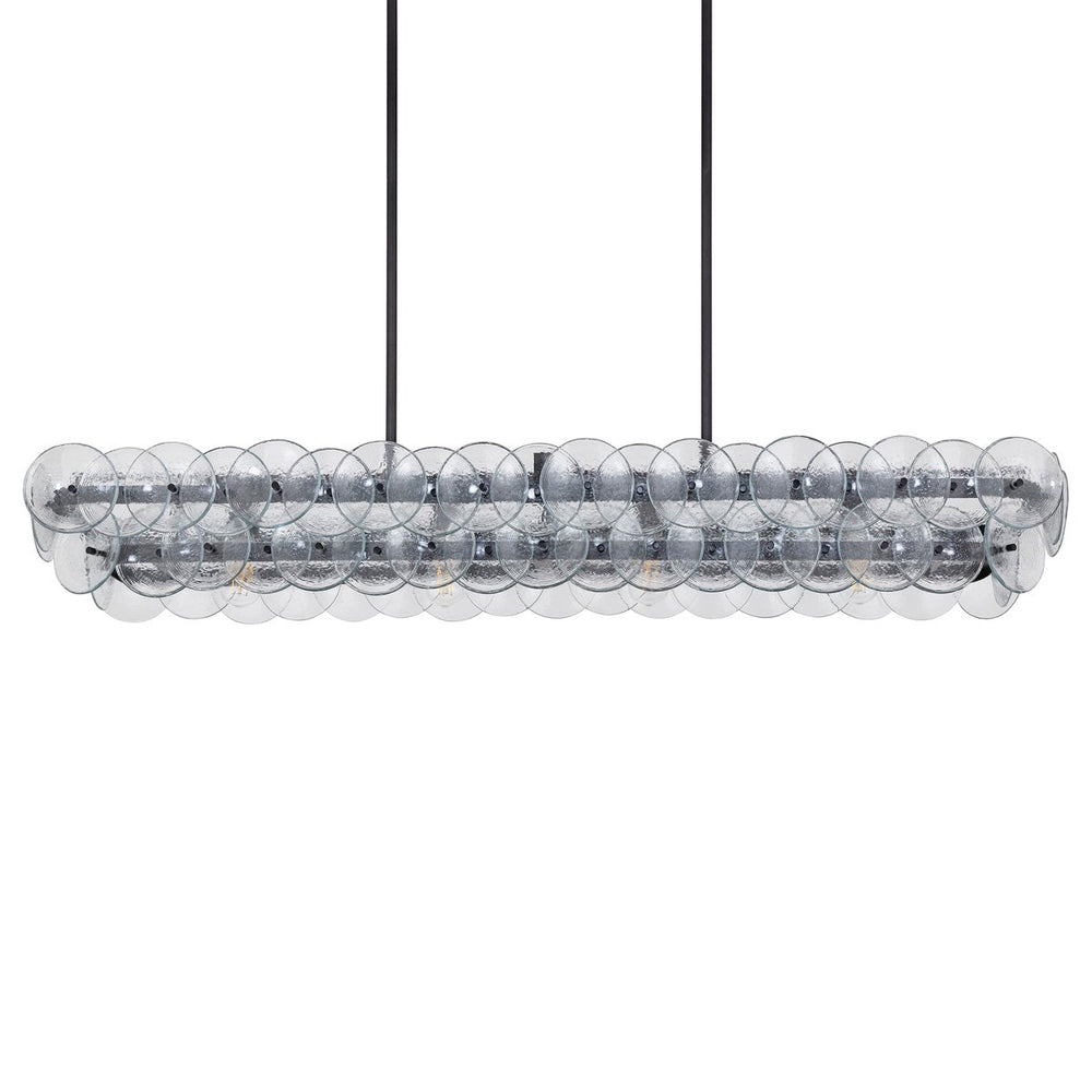 BIANCA Linear Chandelier by Lampadom - ambient shot