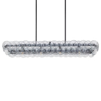 BIANCA Linear Chandelier by Lampadom - ambient shot