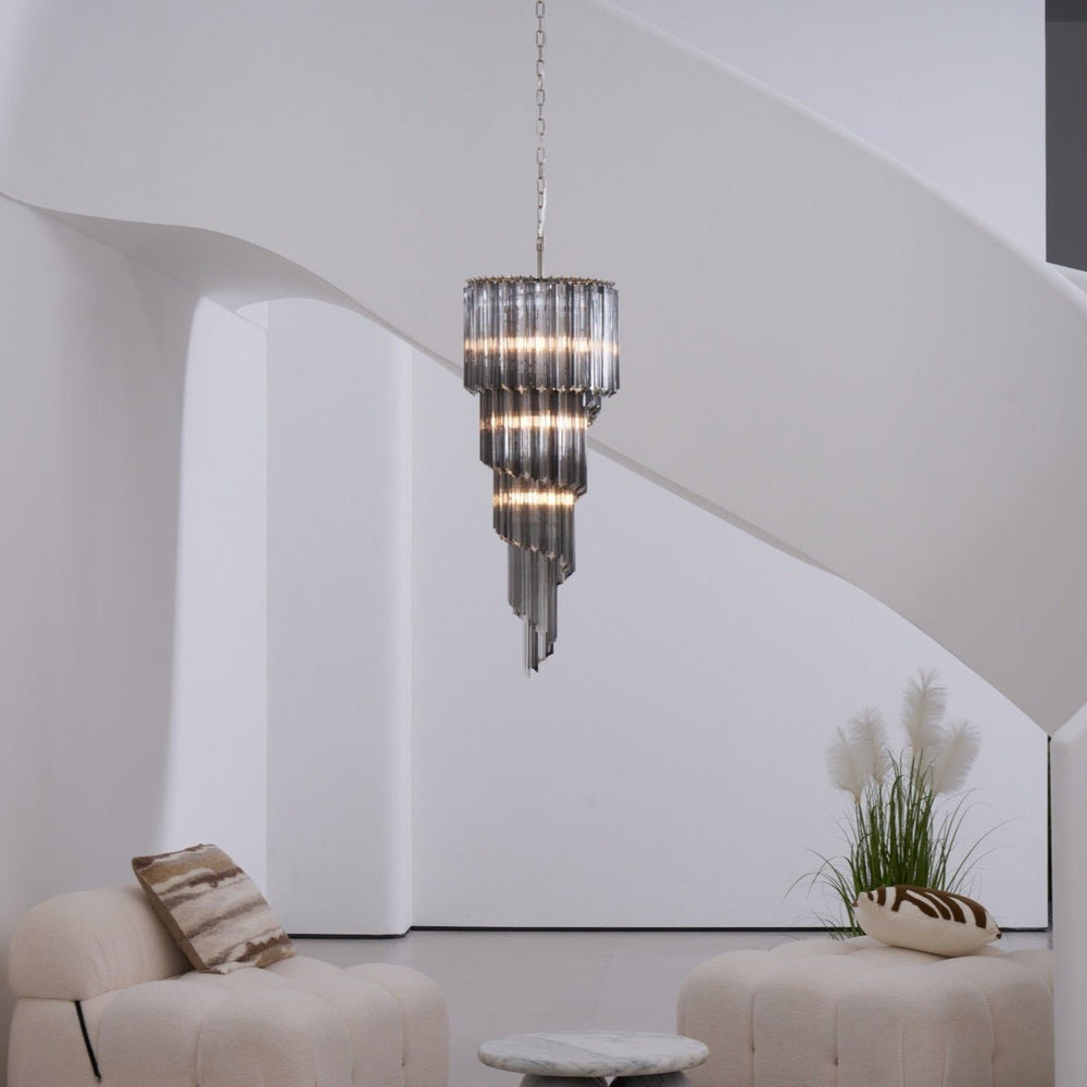 FALIERO Chandelier by Lampadom - side view