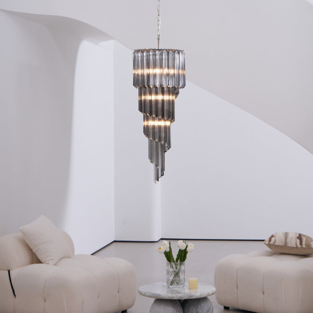 FALIERO Chandelier by Lampadom - side view
